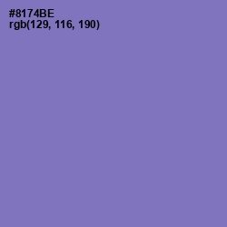 #8174BE - Purple Mountain's Majesty Color Image