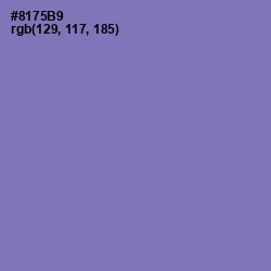 #8175B9 - Purple Mountain's Majesty Color Image