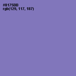 #8175BB - Purple Mountain's Majesty Color Image