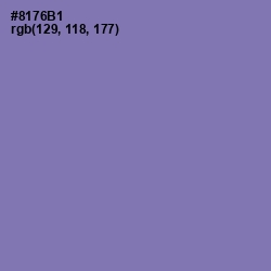 #8176B1 - Purple Mountain's Majesty Color Image