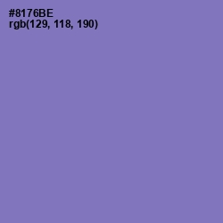 #8176BE - Purple Mountain's Majesty Color Image