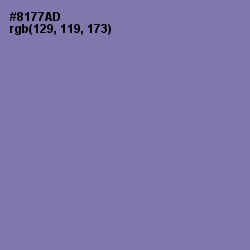 #8177AD - Purple Mountain's Majesty Color Image