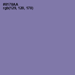 #8178AA - Purple Mountain's Majesty Color Image