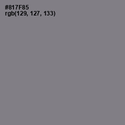 #817F85 - Mountbatten Pink Color Image