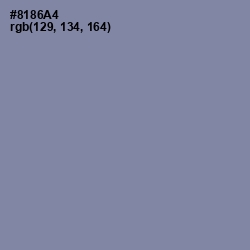 #8186A4 - Manatee Color Image