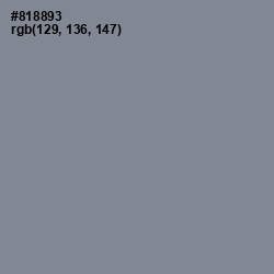 #818893 - Oslo Gray Color Image