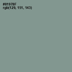 #81978F - Spanish Green Color Image