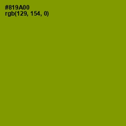 #819A00 - Olive Color Image