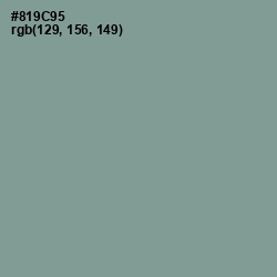 #819C95 - Mantle Color Image