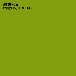 #819F0E - Olive Color Image