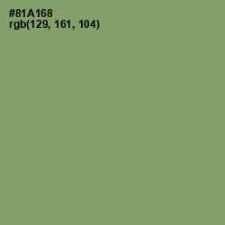 #81A168 - Olivine Color Image