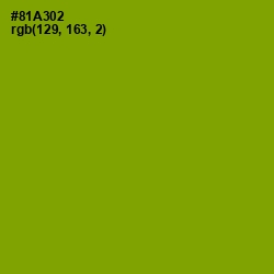 #81A302 - Citron Color Image