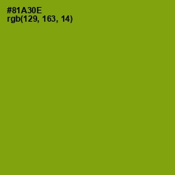 #81A30E - Citron Color Image