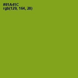 #81A41C - Citron Color Image