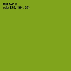#81A41D - Citron Color Image