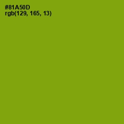 #81A50D - Citron Color Image
