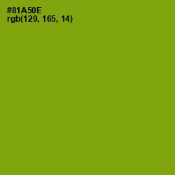 #81A50E - Citron Color Image