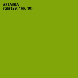 #81A60A - Citron Color Image