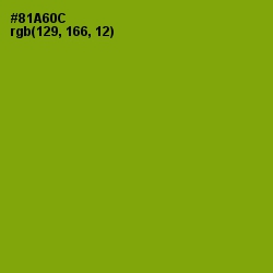 #81A60C - Citron Color Image