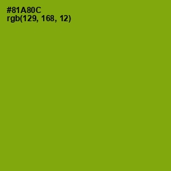 #81A80C - Citron Color Image