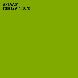 #81AA01 - Citron Color Image