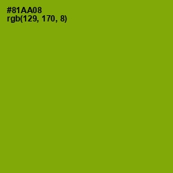 #81AA08 - Citron Color Image