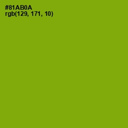 #81AB0A - Citron Color Image