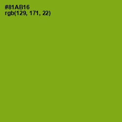 #81AB16 - Citron Color Image