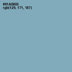 #81ABBB - Gulf Stream Color Image