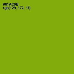 #81AC0B - Citron Color Image