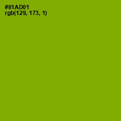 #81AD01 - Citron Color Image