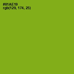 #81AE19 - Citron Color Image