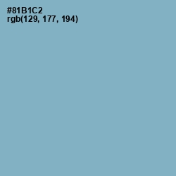 #81B1C2 - Glacier Color Image