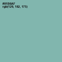 #81B6AF - Gulf Stream Color Image