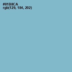 #81B8CA - Glacier Color Image