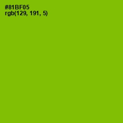 #81BF05 - Citron Color Image