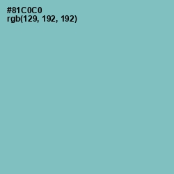 #81C0C0 - Half Baked Color Image