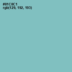 #81C0C1 - Half Baked Color Image