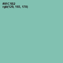 #81C1B2 - Vista Blue Color Image