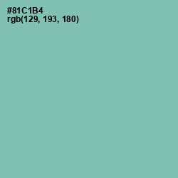 #81C1B4 - Vista Blue Color Image