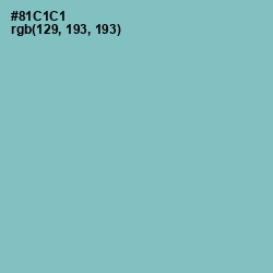 #81C1C1 - Half Baked Color Image