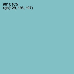 #81C1C5 - Half Baked Color Image
