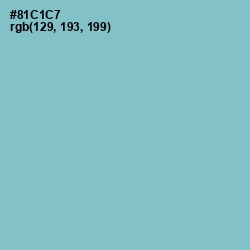 #81C1C7 - Half Baked Color Image