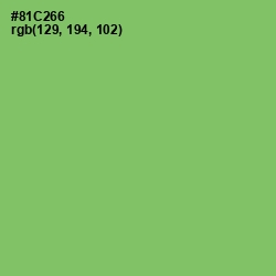 #81C266 - Celery Color Image