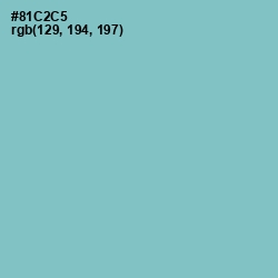 #81C2C5 - Half Baked Color Image