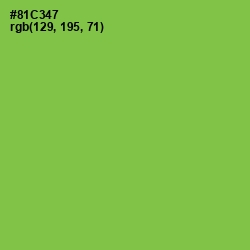 #81C347 - Conifer Color Image