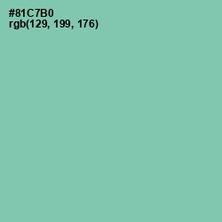 #81C7B0 - Vista Blue Color Image