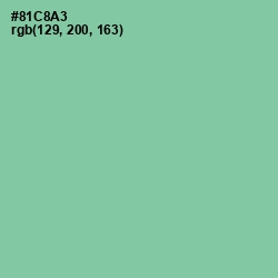 #81C8A3 - Vista Blue Color Image