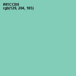 #81CCB9 - Vista Blue Color Image
