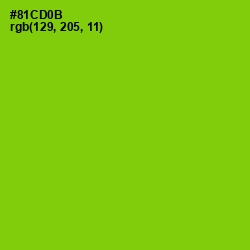 #81CD0B - Pistachio Color Image